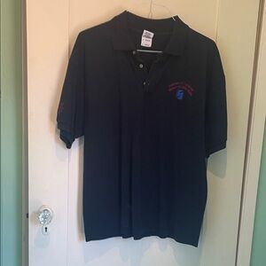 Gildan Navy Polo Shirt with Embroidered Logo